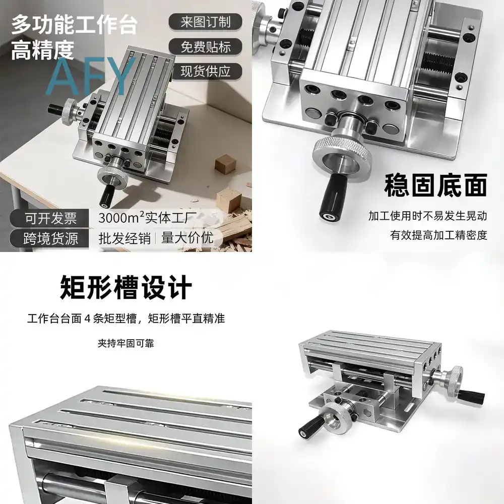 Mini Milling Machine Table Cross Slide Xy - Mesa de Trabajo Mini de Precisión