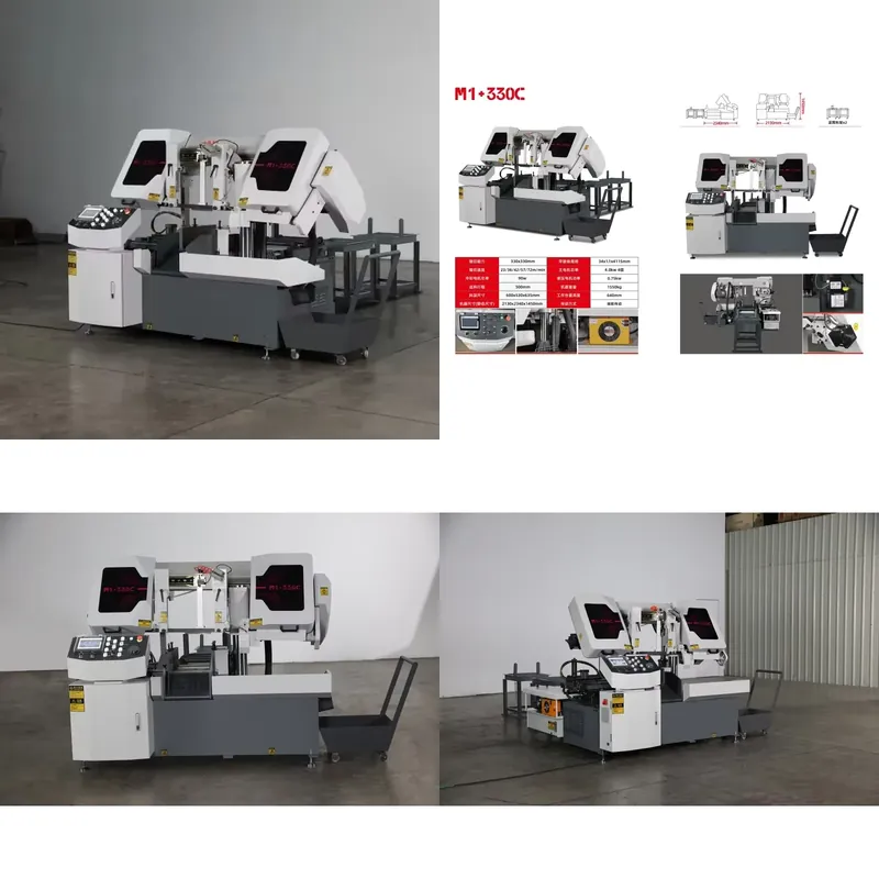 Mini Metal Cutting Band Saw Benchtop - Mini Sierra de Cinta Automática para