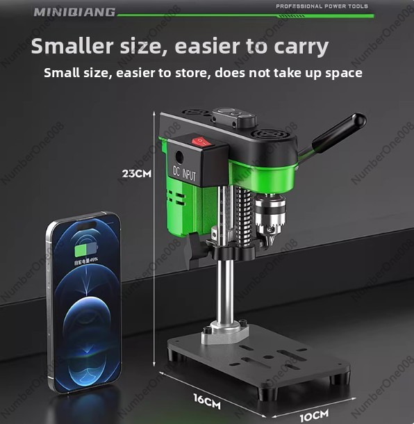 Mini Bench Drill Press Variable Speed - Mini Taladro de Banco Eléctrico de