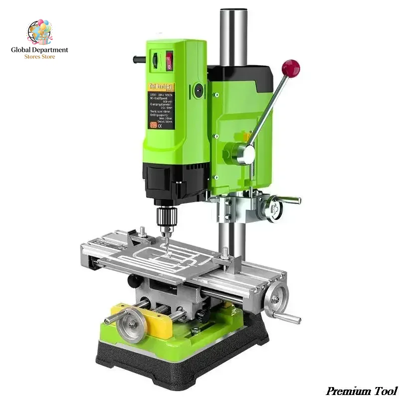 Mini Bench Drill Press Variable Speed - Taladro de Banco con Fresadora, Base