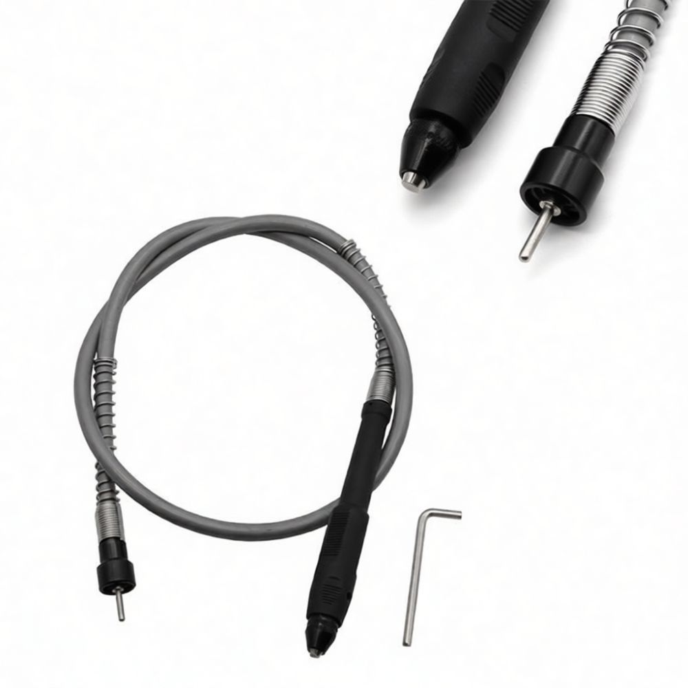 Flexible Shaft Rotary Tool Extension Chuck - Cable de extensión para herramienta rotativa