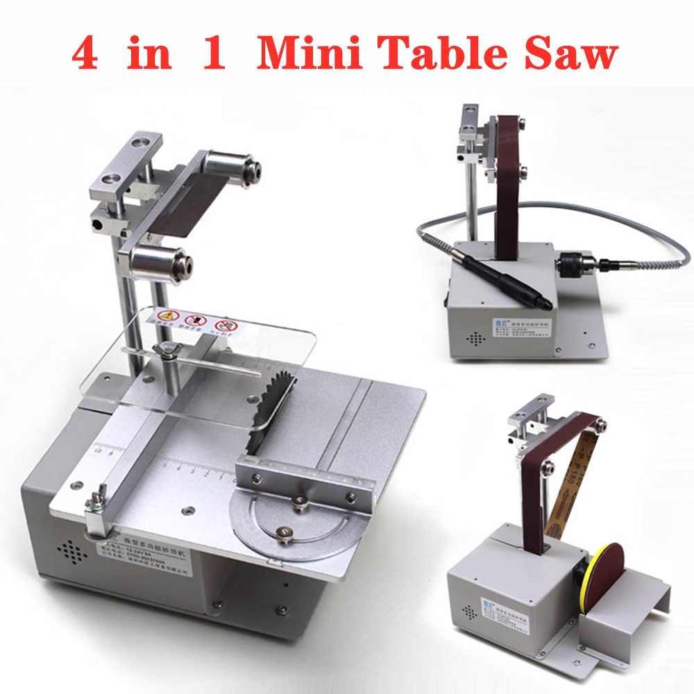 Mini Circular Table Saw Diy Woodworking - Lijadora de banda eléctrica, Mini Ponceuse,