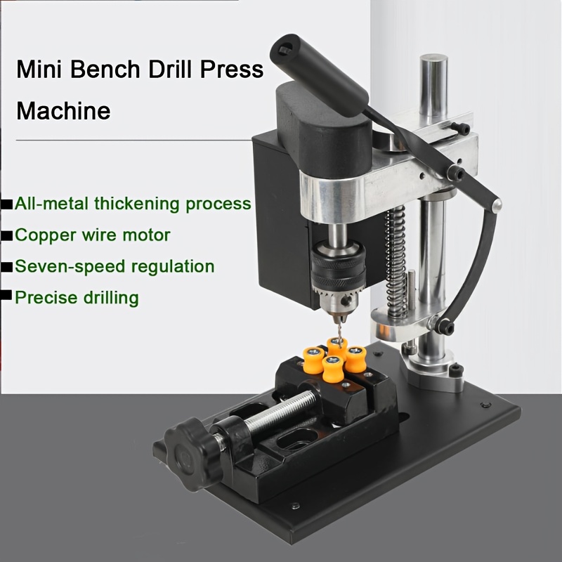 Mini taladro de banco eléctric - Mini Bench Drill Press Variable Speed reseña y precio