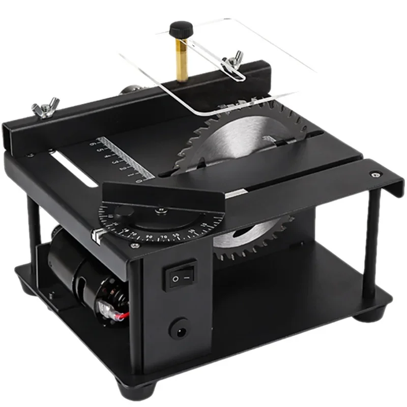 Mini sierra de mesa, sierra pe - Mini Circular Table Saw Diy Woodworking reseña y precio