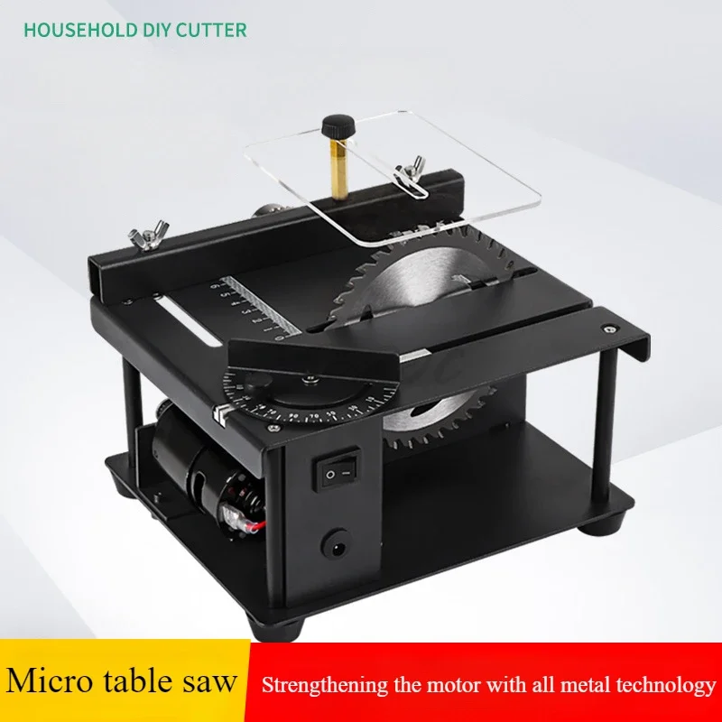 Mini sierra de mesa, sierra pe - Mini Circular Table Saw Diy Woodworking reseña y precio