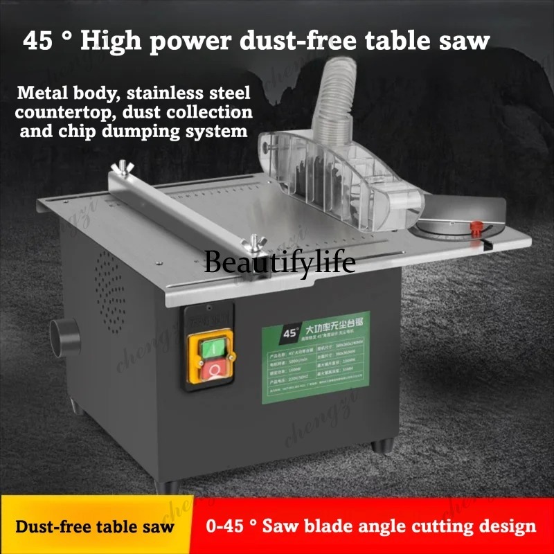 Sierra de Mesa Mini de Alta Po - Mini Circular Table Saw Diy Woodworking reseña y precio
