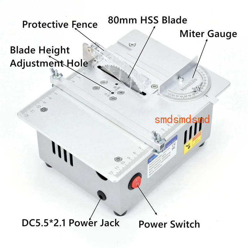 Sierra de Mesa Multifuncional  - Mini Circular Table Saw Diy Woodworking reseña y precio