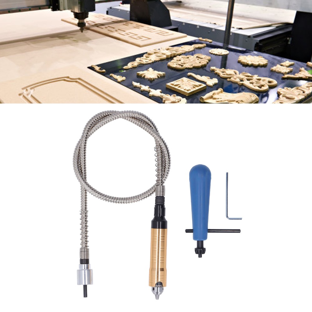 Diseño de eje flexible, extens - Flexible Shaft Rotary Tool Extension Chuck reseña y precio