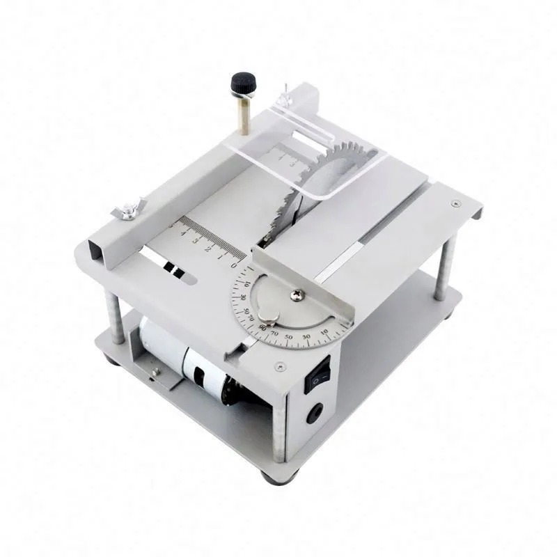 Mini Sierra de Mesa Eléctrica  - Mini Circular Table Saw Diy Woodworking reseña y precio