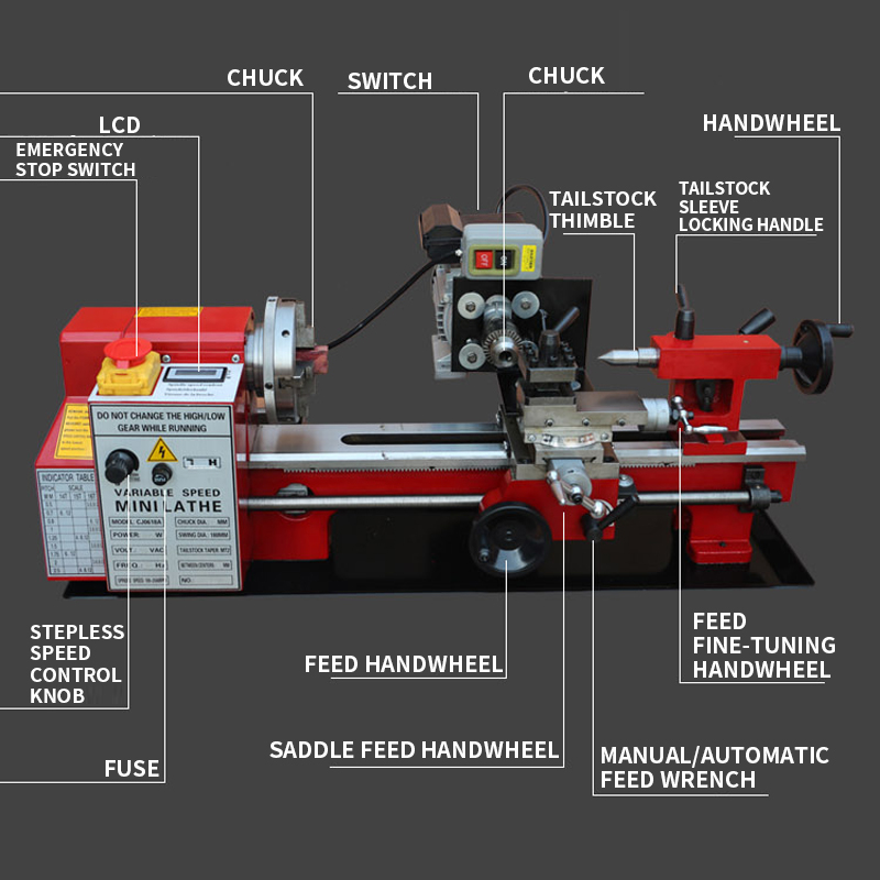 Máquina CNC multifunción de me - Micro Wood Turning Lathe Beads Machine reseña y precio