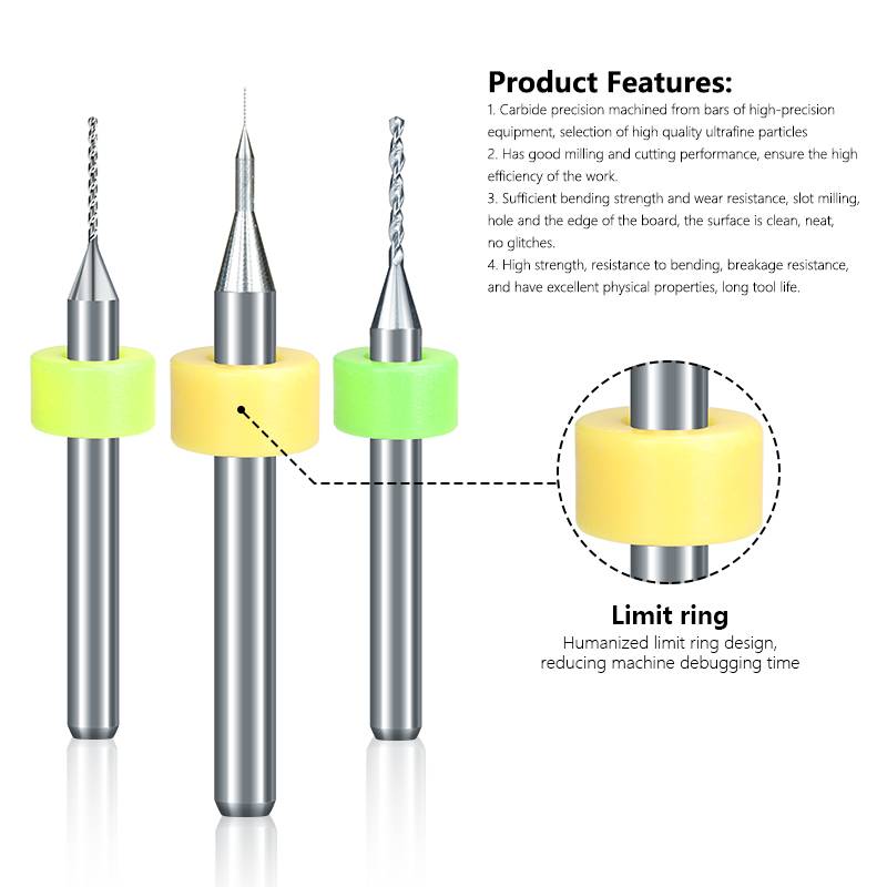 10 unids/set 0,1mm-3,175mm ale - Pcb Micro Carbide Drill Bits 0.3-1.2Mm reseña y precio