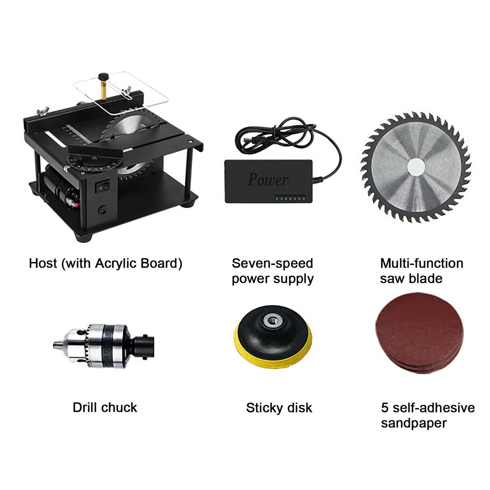 Sierra de Mesa Circular Compac - Mini Circular Table Saw Diy Woodworking reseña y precio