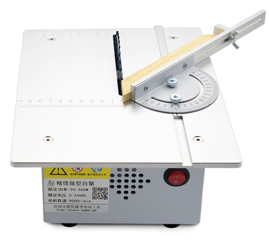 Mini Sierra de mesa hecha a ma - Mini Circular Table Saw Diy Woodworking reseña y precio