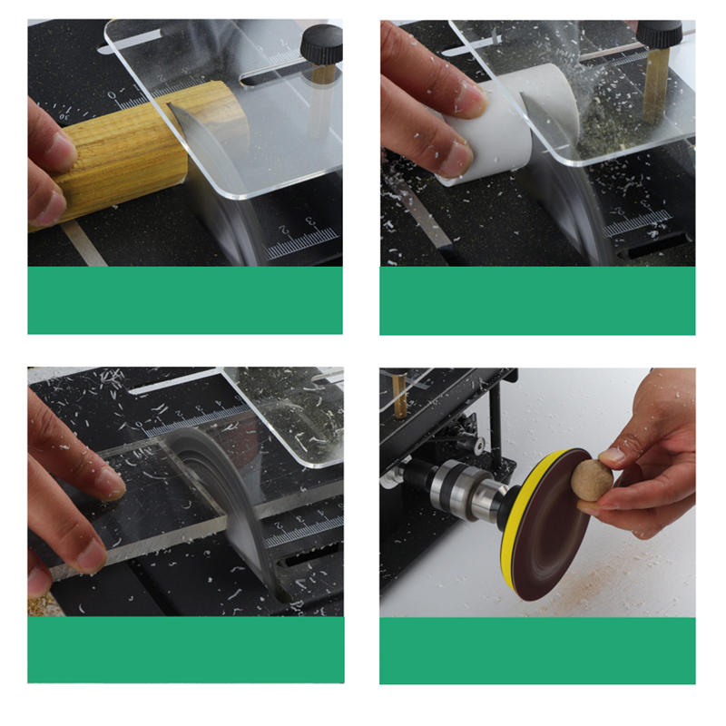 Mini Sierra de mesa multifunci - Mini Circular Table Saw Diy Woodworking reseña y precio