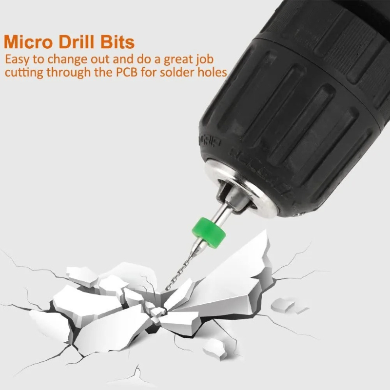 Brocas helicoidales de carburo - Pcb Micro Carbide Drill Bits 0.3-1.2Mm reseña y precio