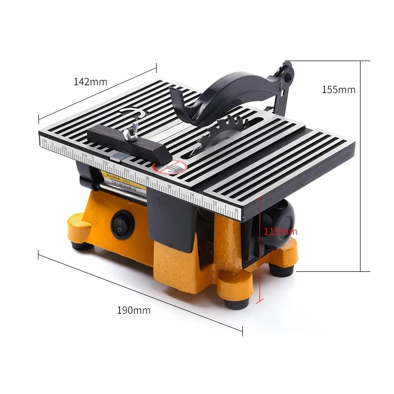 Sierra de Mesa Mini JIF-DC-100 - Mini Circular Table Saw Diy Woodworking reseña y precio