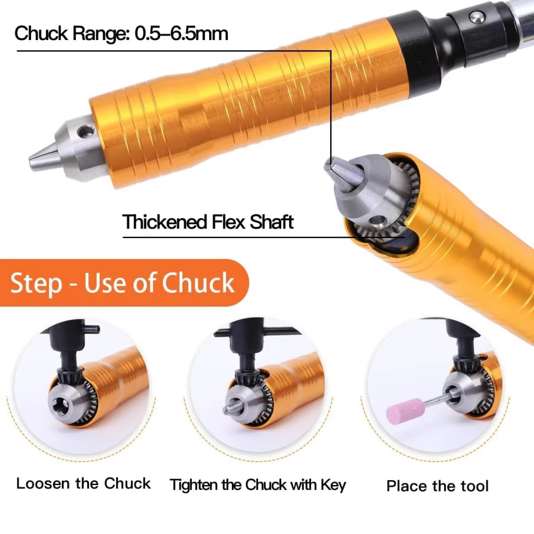 Herramienta de Grabado de Joye - Flexible Shaft Rotary Tool Extension Chuck reseña y precio