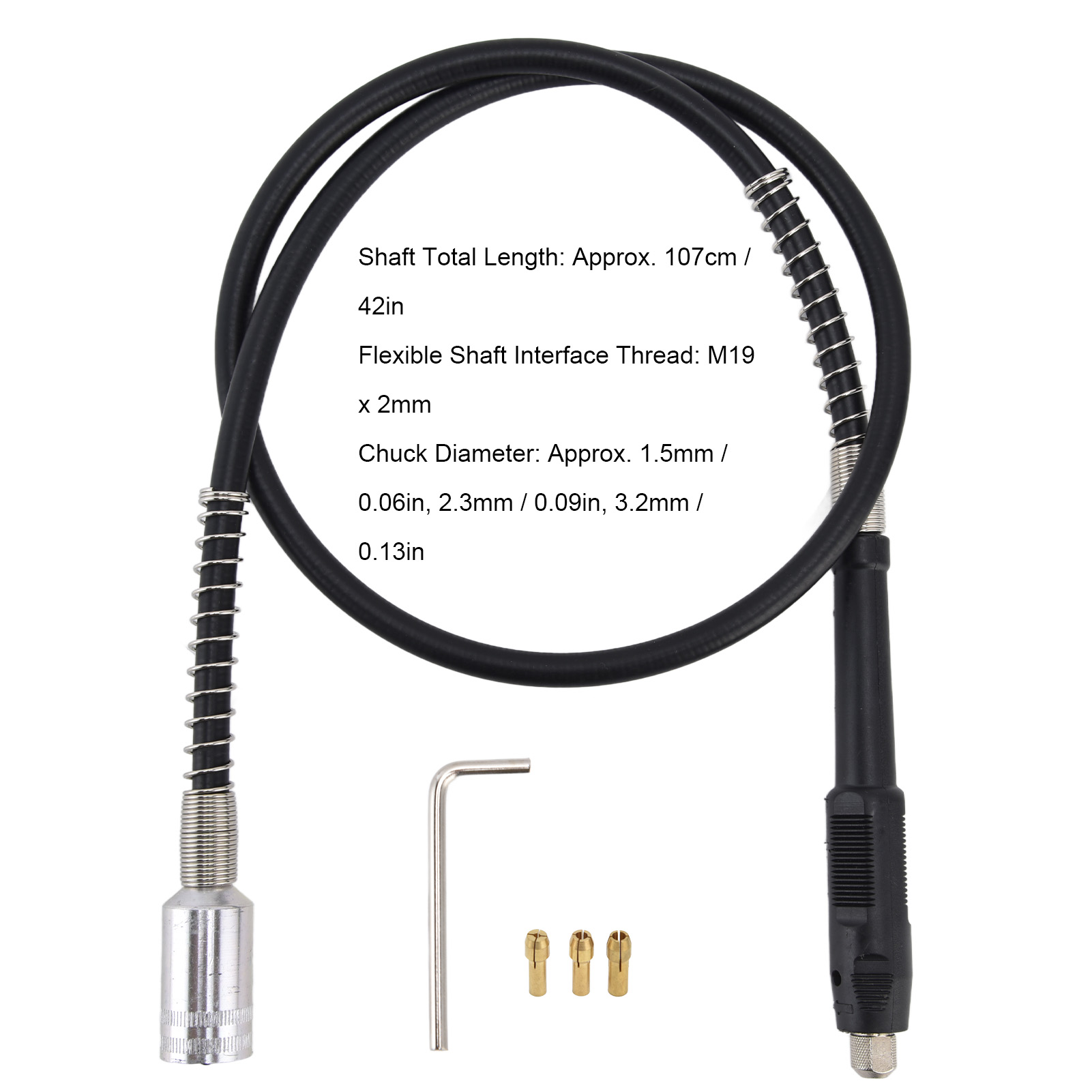 Eje de extensión de 42 pulgada - Flexible Shaft Rotary Tool Extension Chuck reseña y precio
