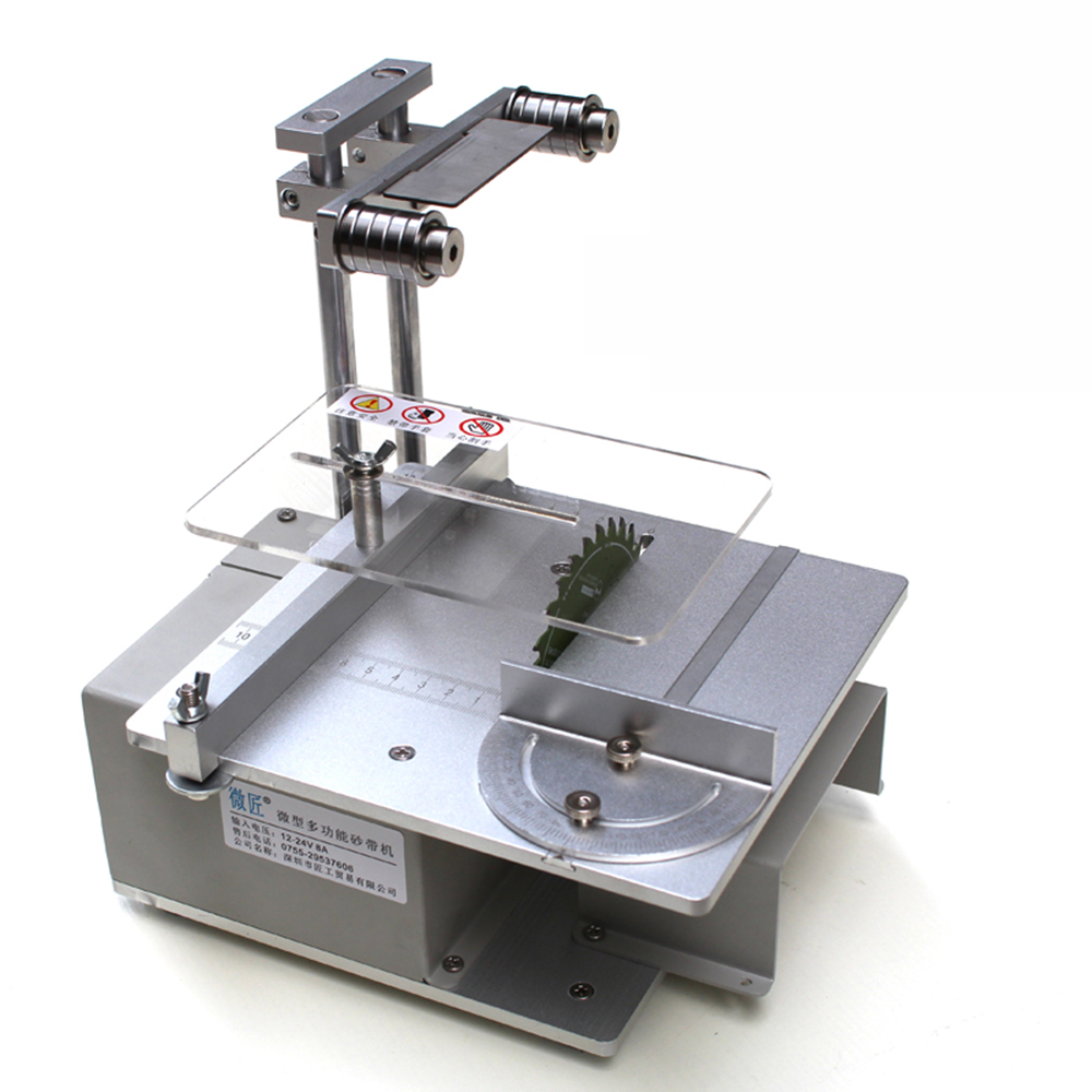 Lijadora de banda eléctrica, M - Mini Circular Table Saw Diy Woodworking reseña y precio