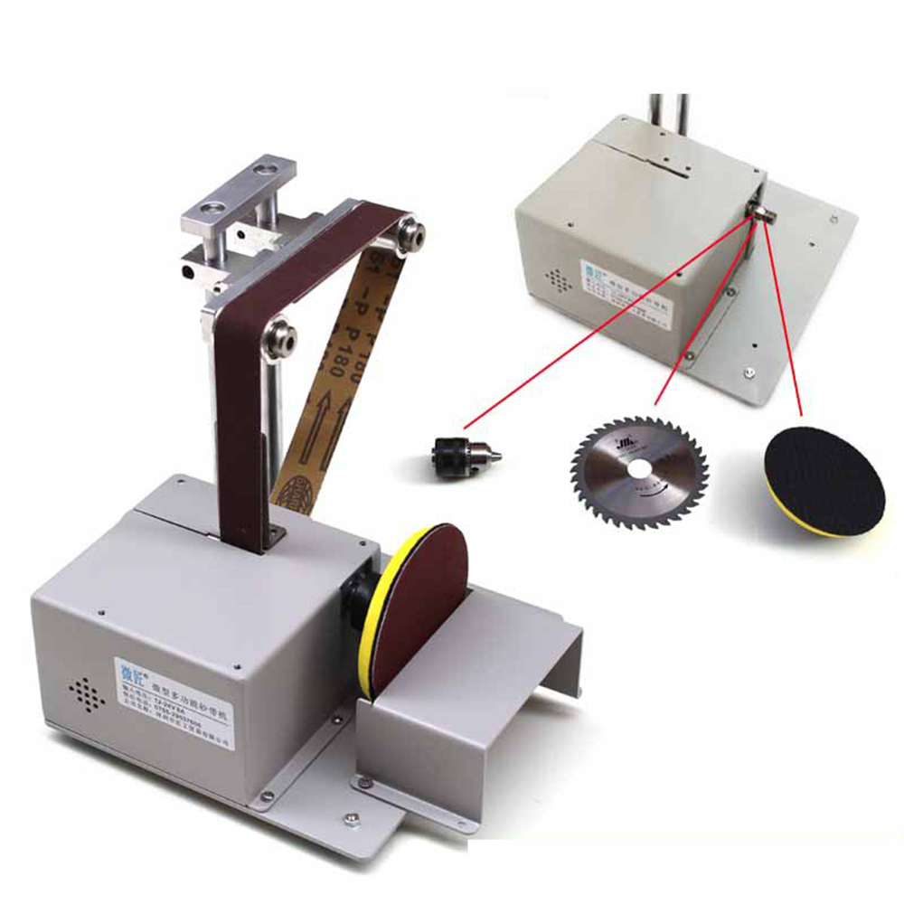 Lijadora de banda eléctrica, M - Mini Circular Table Saw Diy Woodworking reseña y precio